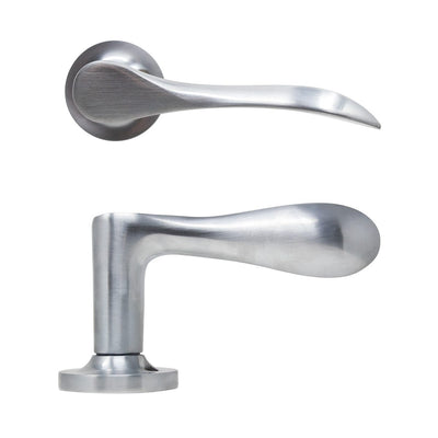 Door Handle Satin Chrome