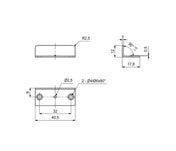 Angle Bracket Zinc