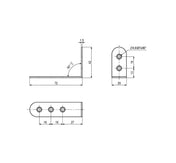 Angle Bracket Zinc-plated