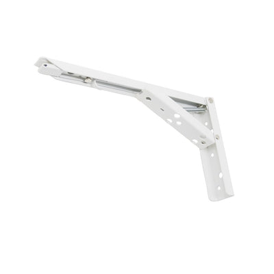 Folding Bracket 240-290mm White 100kg (2-Pack)