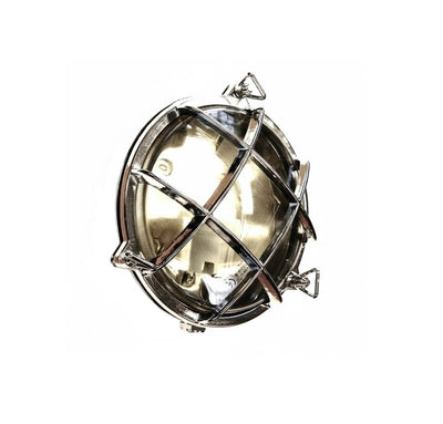 Gitterlampe Rund Krom 190 MM