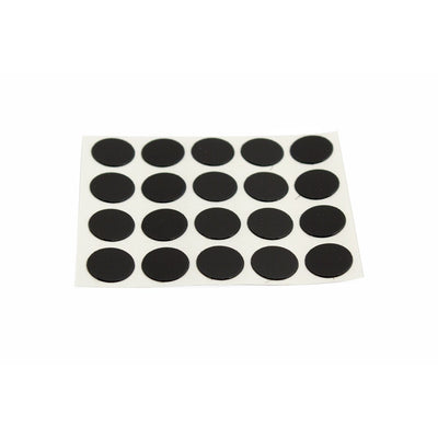 Täckbricka/Karmplugg 13mm Svart 20-Pack