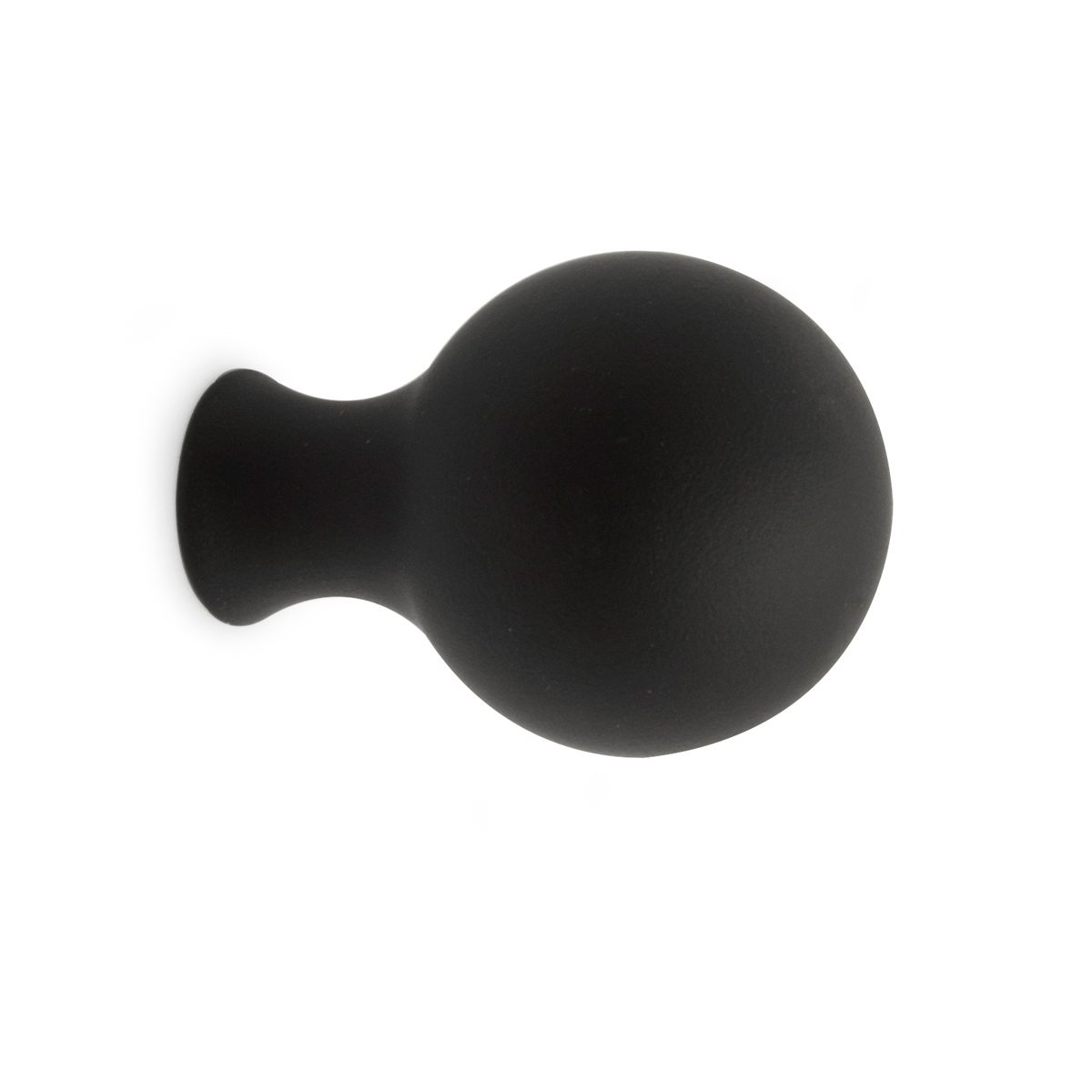 Knopp William 25mm Mattsvart