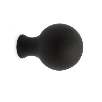 Knopp William 25mm Mattsvart