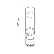 Cover Plate 60 Black