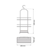 Triple Shower basket Laelia Chrome