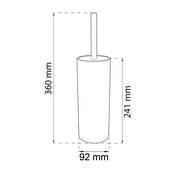 Toilet brush Marble White Marble