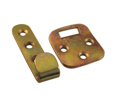 Flap Hinge Yellow-Passivated 2-Pack