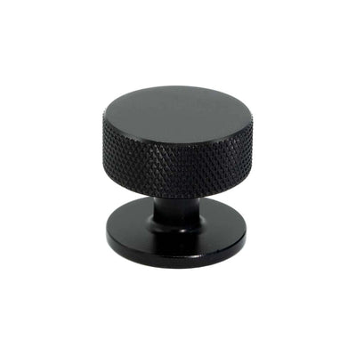 Knob Crest Black 32mm