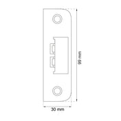 Strike Plate 6510 Black