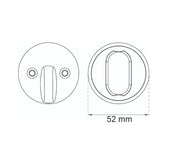 Cylinder Thumbturn Set F40 Stainless Steel Acid-Resistant
