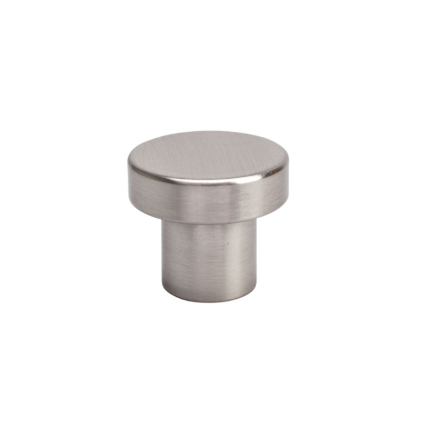 Knob 25 mm Stainless Steel Look