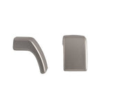 Knopp 16x20 mm Mattkrom