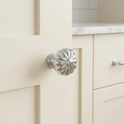 Knob Flora 33mm Chrome