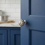 Knob Flora 33mm Satin Nickel