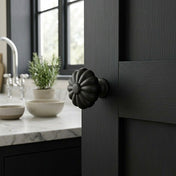 Knopp Flora 33mm Svart