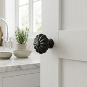 Knopp Flora 33mm Svart