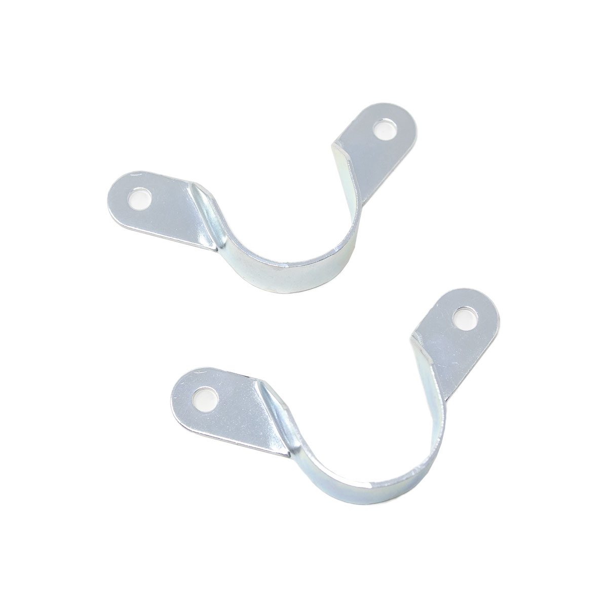 Tube Bracket Side Bracket / Wall Bracket for 25mm Tube Zinc 2-Pack