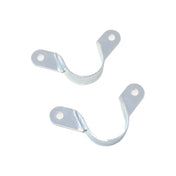 Tube Bracket Side Bracket / Wall Bracket for 25mm Tube Zinc 2-Pack
