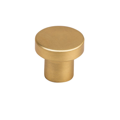 Knob Kurt 25mm Satin brass