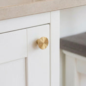 Knob Sture 28mm Matt Unlacquered brass