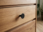 Knopp Sture 28mm Svart