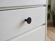 Knopp Sture 28mm Svart