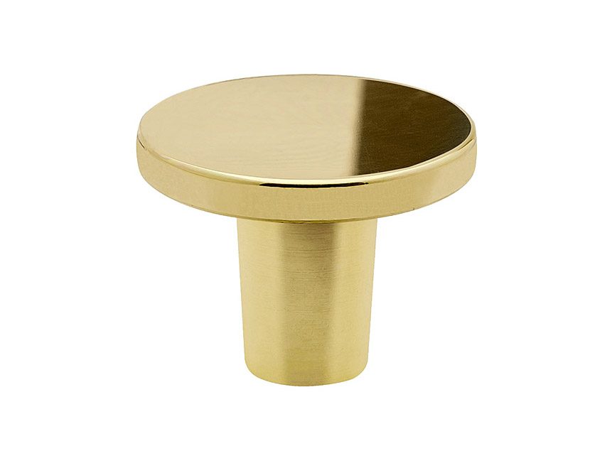 Knopp 25 mm Mässing
