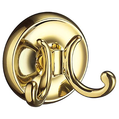 VILLA Double Hook Brass
