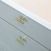 Knob T-Spira Brass