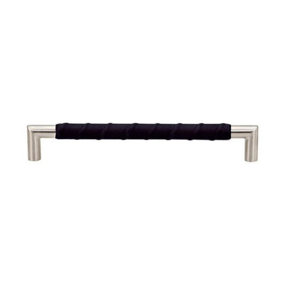 Handle Norma 192 C/C Black Leather/Stainless steel