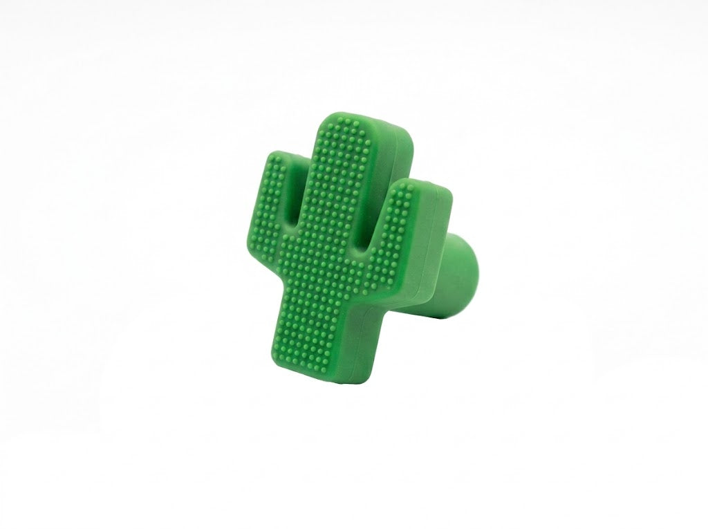 Barnknopp Grön Kaktus - Gummi
