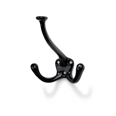 Double Hook Milo with Hat Peg Black