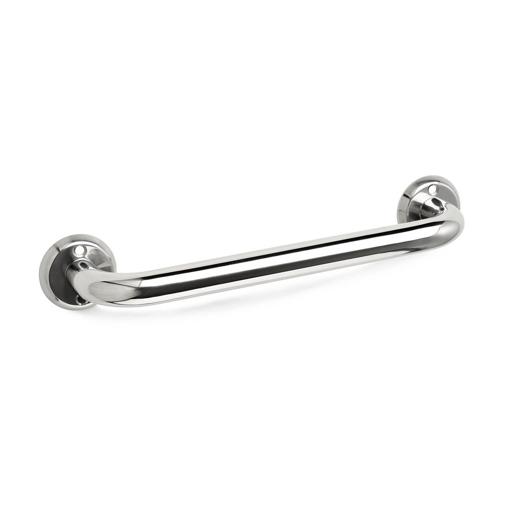 Bath Grab Rail 300mm Chrome Stainless Steel