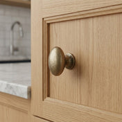 Knopp OVAL Antikbehandlad