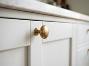 Knob Karin 38x30mm Unlacquered brass