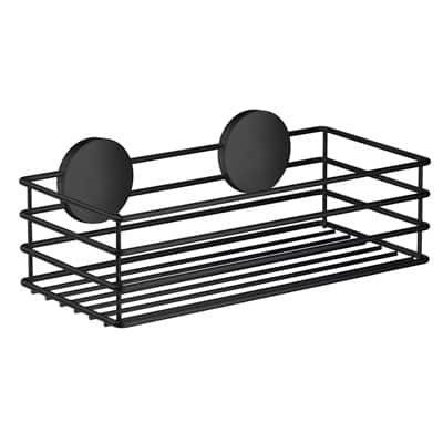 Self-Adhesive Shower basket Thread Black