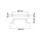 Pull Handle Inspiration 250mm Black