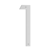 House Number 230mm Stainless steel