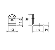 Angle Bracket Zinc-plated