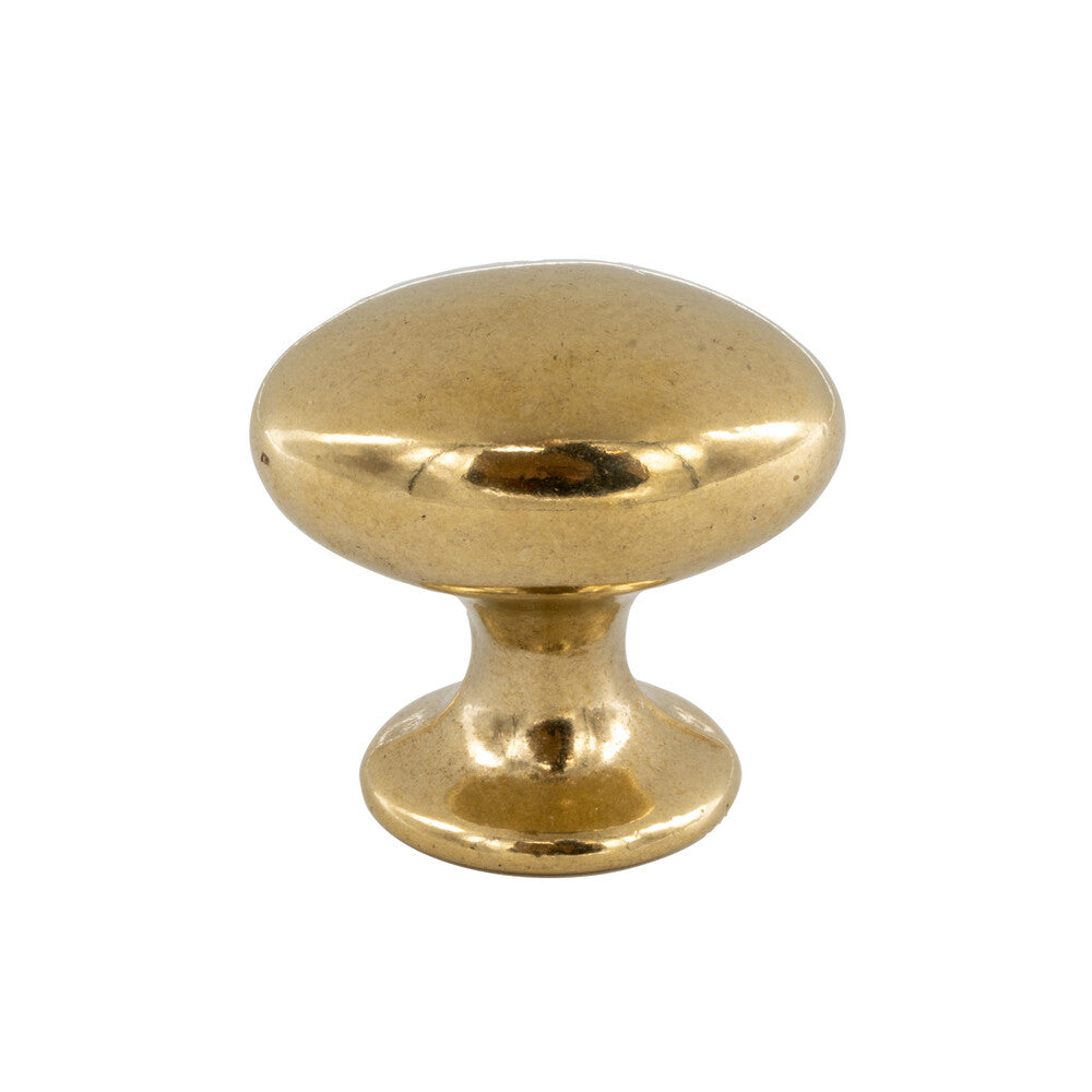 Knopp Karin 38x30mm Obehandlad Mässing