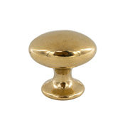 Knopp Karin 38x30mm Obehandlad Mässing