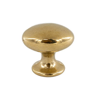Knob Karin 38x30mm Unlacquered brass