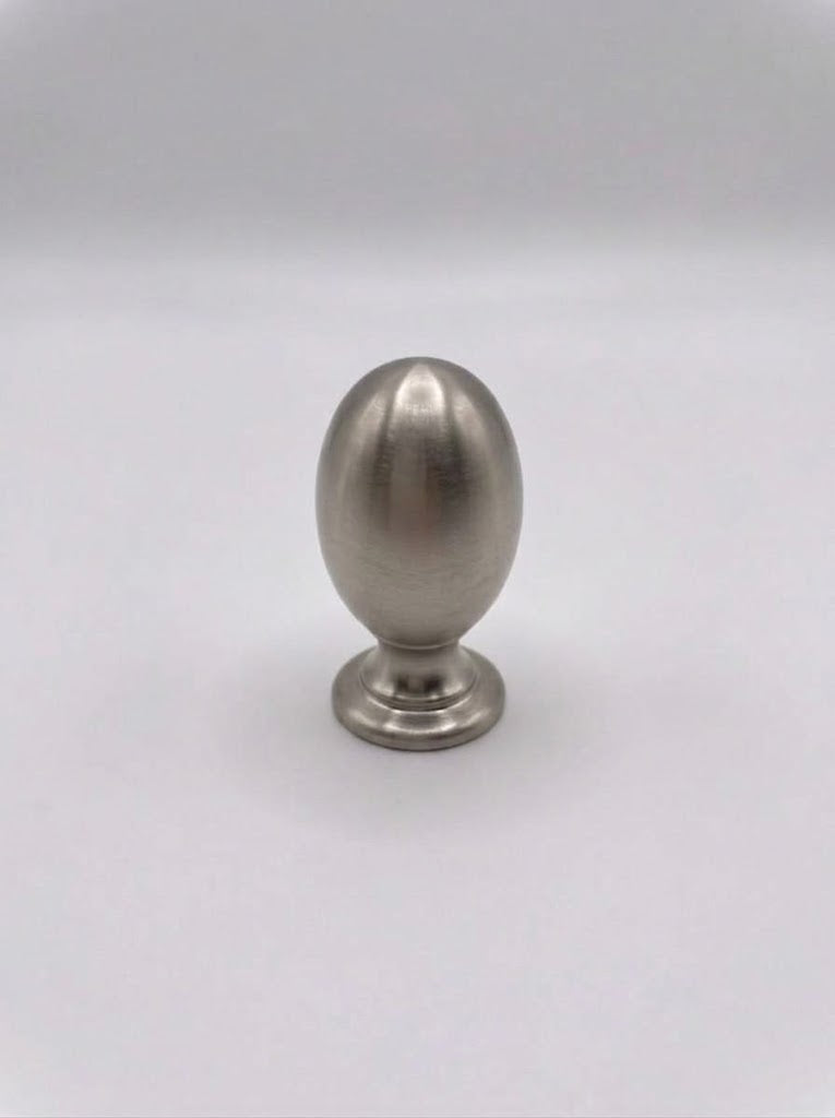 Knopp Tradition 18mm Mattborstad Nickel