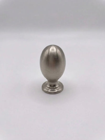 Knopp Tradition 18mm Mattborstad Nickel