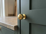 Knob Elsa 20-25mm Unlacquered Polished Brass