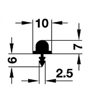 Floor track ALU 55