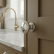 Knop 31 mm Nikkel