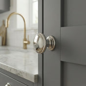 Knop 31 mm Nikkel
