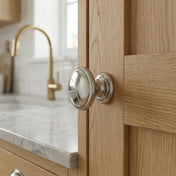 Knop 31 mm Nikkel
